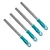 Total 8 Inch / 200 mm Flat Steel File (THT91186) Pack of 4
