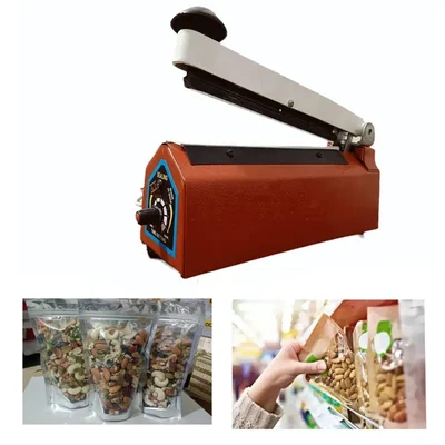 Premium Quality Made In India 8 Inches Impulse Type Hand Sealer With 1.5 mm Sealing Width