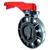 WaterSun 8 Inch PVC Butterfly Valve for Irrigation use, water treatment, chemical processing