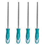 Total 8 Inch / 200 mm Round Wood File (THT91786) Pack of 4