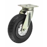 Heavy Duty 200 kg Load Capacity 8 inch (200 mm) Swivel Type Double Ball Bearing Solid Rubber Tyre Caster Wheel
