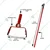 Redbuild 8 inch Oscillating Hoe | Manual Weeder for Agriculture with 5 feet Handle