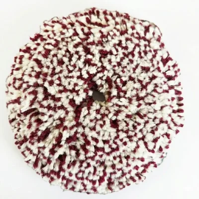 Premium Quality 8 Inch Single Side Wool Polishing Pad for Rotary Polisher Heavy Cutting Pad