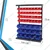 Suwas Trolley 7 Shelves Powder Coated Bin Storage Rack , Load Capacity - 8 Kg/Shelf (Warranty - 1 Year)(SU-BSR-005-1)