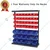 Suwas Trolley 7 Shelves Powder Coated Bin Storage Rack , Load Capacity - 8 Kg/Shelf (Warranty - 1 Year)(SU-BSR-005-1)