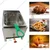 Commercial 8 Liter Gas Operated Deep Fryer with Basket, SS Body