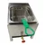 Commercial 8 Liter Gas Operated Deep Fryer with Basket, SS Body