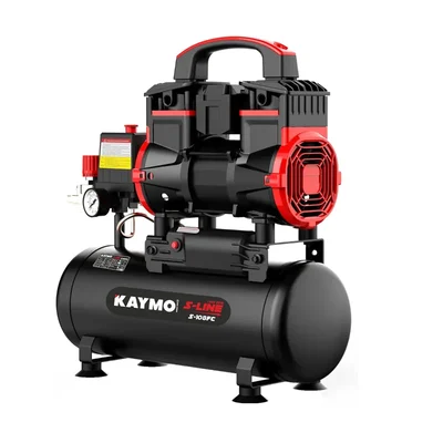 Kaymo 8L Oil Free Air Compressor with 0.8 HP Copper Winding Motor (S-108 FC)