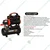 Kaymo 8L Oil Free Air Compressor with 0.8 HP Copper Winding Motor (S-108 FC)