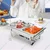 Stainless Steel 8 Ltr Rectangle Buffet Food Warmer Chafing Dish