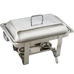 Rectangle Shape 8 Ltr Chafing Dish, Stainless Steel Body