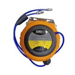 Techno 8 mm Diameter Air Hose Reel, 8 Meter Long (AHR-01)