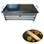 Gas Operated 8 mm Thickness Dosa Tawa with Single Burner, 14X24 inch Size For Commercial Kitchens, Street Food Stalls