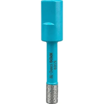 HI-TENCI 8mm Granite Core Bit with M-10 Thread for Hard Natural Stone Precision Drilling