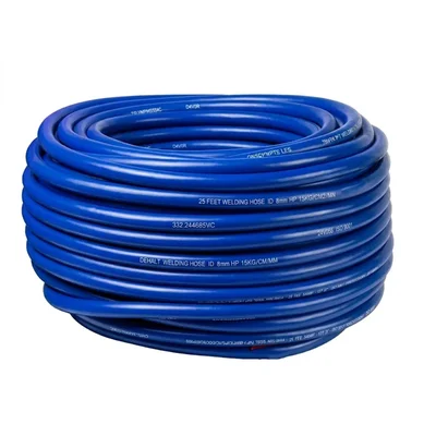 DeWalt 8mm Light Weight Oxy-Acetylene Welding and Cutting Hose Blue Color DXWHB008IN
