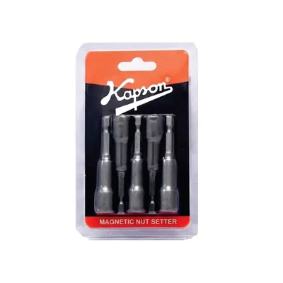 Kapson 8mm x 65mm Magnetic Nut Setter for Impact Drivers High-Torque Industrial Chrome Vanadium KNS-01