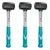 Total 220gms / 8 oz Rubber Hammer (THT76816) Pack of 3