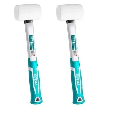 Total 220gms / 8 oz Soft Type Rubber Hammer (THT76836) Pack of  2