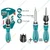 Total 8 pcs Ratchet Screwdriver Set (TACSD30086) Pack of 2