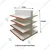 Premium Quality 8 Shelves (5 x 3 Feet) Center/Double Sided Gondola Rack With 25 Liter 5 Piece Shopping Basket Combo