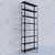Alija 22 Gauge 30D x 120W x 300H Cm 8 Shelves Multipurpose Storage Rack With Accessories(Color-Black )