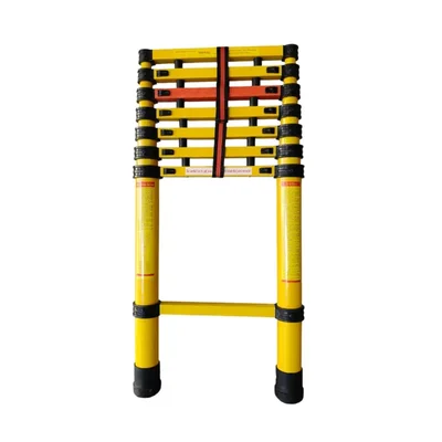 Smarty 3 meters (9.8 feet) 8 Steps Insulated Fiberglass Extension Telescopic Ladder 150 kg Load Capacity