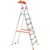 PROHOME 8 Step Foldable Aluminium Tool Tray Ladder for Home ( AQUA-LADD-08 APEX ) 5-Year Warranty