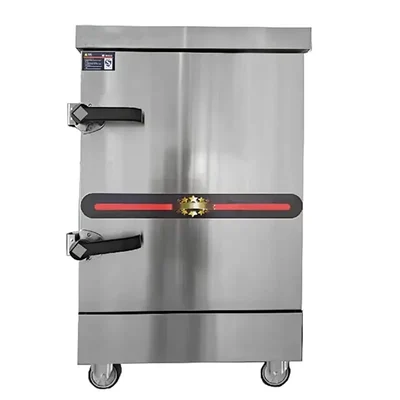 Premium Quality 8 Tray Gas Operated Rice Cooking Machine