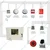 Agni Shield 8 Zone Conventional Fire Alarm Control Panel, 24V