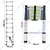 Heavy Duty 10 Steps 150 Kg Load Capacity 9.5 feet/2.8 Meter Compact & Foldable Single Side Telescopic Ladder