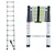 Heavy Duty 10 Steps 150 Kg Load Capacity 9.5 feet/2.8 Meter Compact & Foldable Single Side Telescopic Ladder