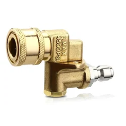 Heavy Duty 90 Degree Swivel Coupler (Brass) for Pressure Washer