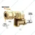 Heavy Duty 90 Degree Swivel Coupler (Brass) for Pressure Washer