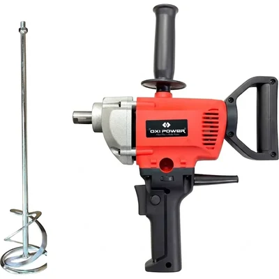 Oxi Power 900W 800 RPM Single Speed Electric Paint Mixer with 120 mm Rod Diameter for Industrial Use OXP - 1020V