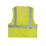 Warnmat 90 GSM High-Visibility Safety Waistcoat, Reflective Green Executive Construction Vest, Model v4you-207