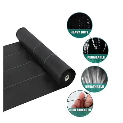 Siddhi 90 GSM Weed Mat | Suitable for Agriculture, Horticulture, Nursery and Cold Areas(Size-1.5 meter x 50 meter)