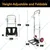 WB WELBUILT - CREATION WITH PERFECTION 90 Kg Load Capacity Aluminium Hand Truck With Rubber Wheels & Telescopic Handle