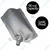 50 Pcs, 90ml Capacity Leak-proof Aluminum Three Side Seal Spout Pouch for Sauce, Juices, Non-carbonated liquids