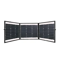 Gramstrong 90W 24V Monocrystalline SAFARI Foldable Solar Panel (1 Year Warranty) for Batteries, Homes, Sunroom & Camping