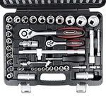 Eastman 94 pcs 1/2 Inch and 1/4 Inch Square Drive Socket and Bit Set (E-2301)