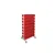 Suwas Trolley 8 Shelves Powder Coated Bin Storage Rack with 96 Bins, 6 Months Warranty ( SU-BSR-010)