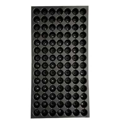 High Quality 98 Cavities (Round Shape) Plastic Seedling Tray for Nursery and Garden (Pack of 150 )
