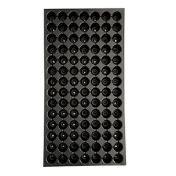 High Quality 98 Cavities (Round Shape) Plastic Seedling Tray for Nursery and Garden (Pack of 150 )