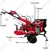VSAN Agro HIMALAYAN 900E, 9HP Back Rotary Diesel Power Weeder Electric Start With Free Accessories