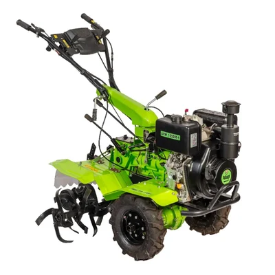 Alap APW-105DM-1, 9 HP 400 CC Diesel Engine Back Rotary Power Weeder with 24 Pieces Blades- Heavy Duty Farming Tiller