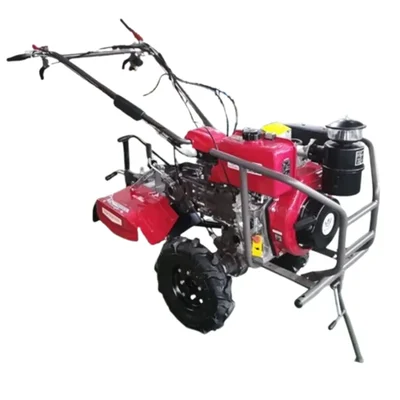 Sprayman SP-3000, 9 HP Self Start Back Rotary Diesel Power Tiller With Free Iron Wheel (6 Month Warranty)