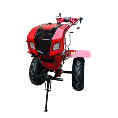 GT Shakti 4 Stroke 9 HP Self Start Petrol Power Tiller / Agriculture Weeding Machine With Dual Headlight