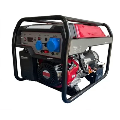Premium Quality Industrial Petrol Generator 9.0kVA 500CC 19HP Electric Start High-Capacity Backup with Wheels 