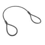 MAHADEV 9 mm 10 Meter Wire Rope Sling,950 load capacity, 6x19 Steel Core For Lifting, Rigging, and Material Handling