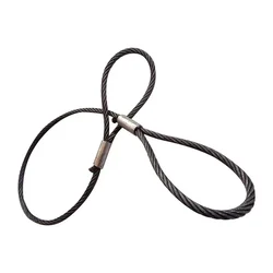 MAHADEV 10 mm 7 Meter Wire Rope Sling,1150 load capacity, 6x19 Steel Core For Lifting, Rigging, and Material Handling